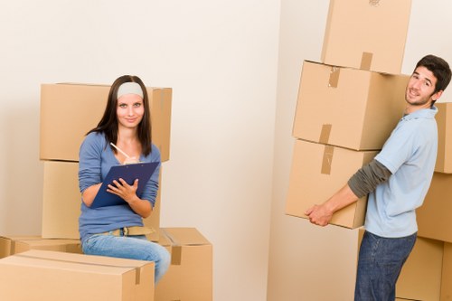 Organized storage facility ready for furniture pick-up